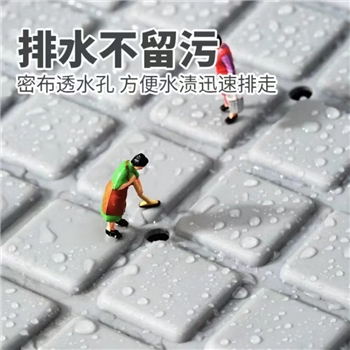 浴室防滑垫淋浴房卫生间地垫 灰色