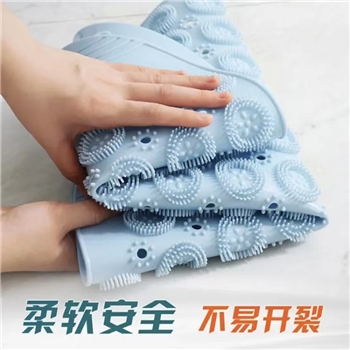 浴室防滑垫 pvc 按摩圈-灰 55×55