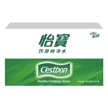 怡宝 饮用水 纯净水555ml*24瓶 整箱装