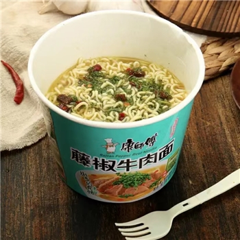 康师傅藤椒牛肉面 泡面桶装 85g*12桶 道藤椒麻香不绝
